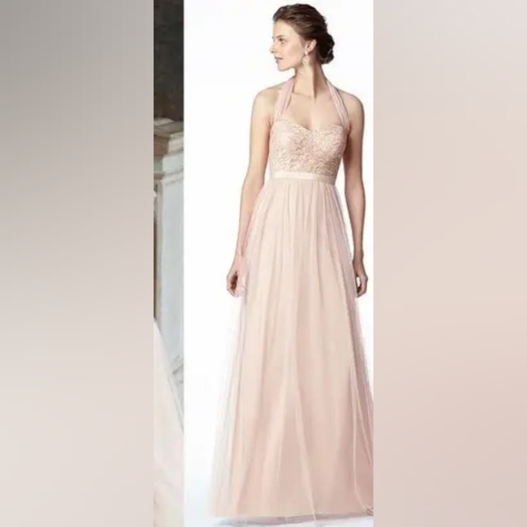 Jenny Yoo Collection Juliette Bridesmaid Dress Convertible Tulle Pink 0 - Picture 1 of 8